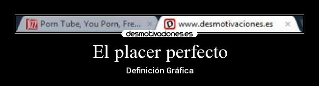 El placer perfecto -