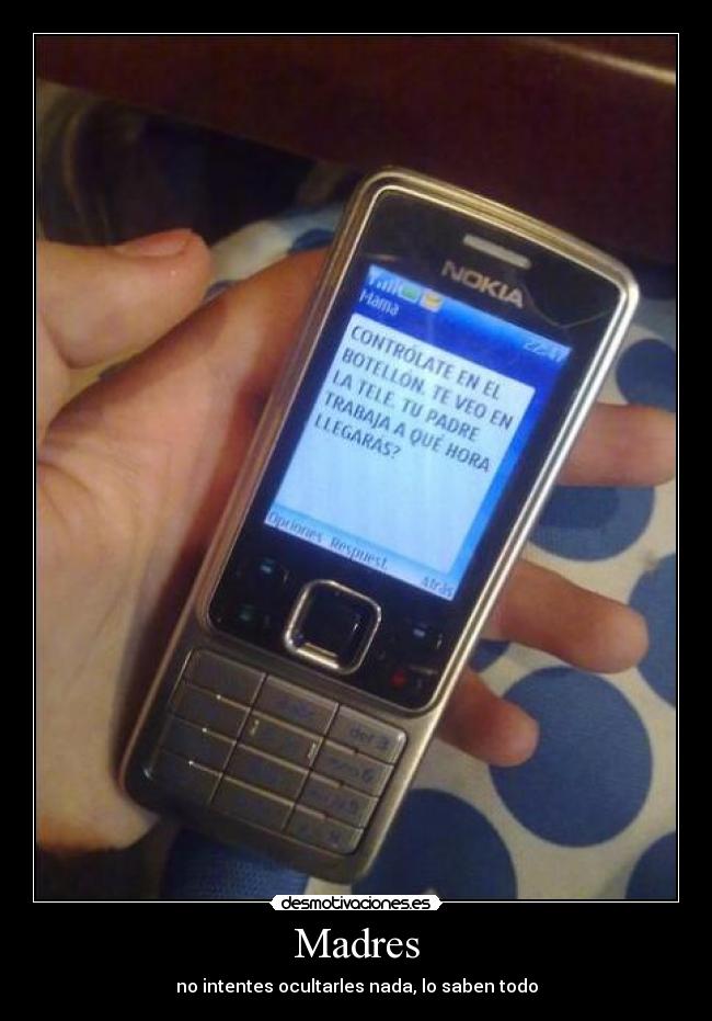 Madres - no intentes ocultarles nada, lo saben todo