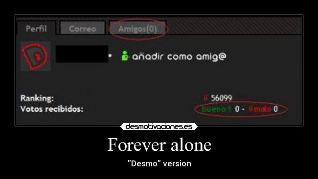 carteles forever alone desmotivaciones