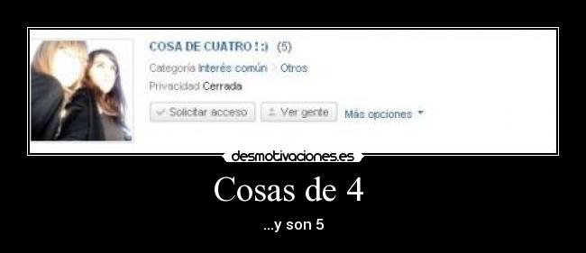 Cosas de 4 -