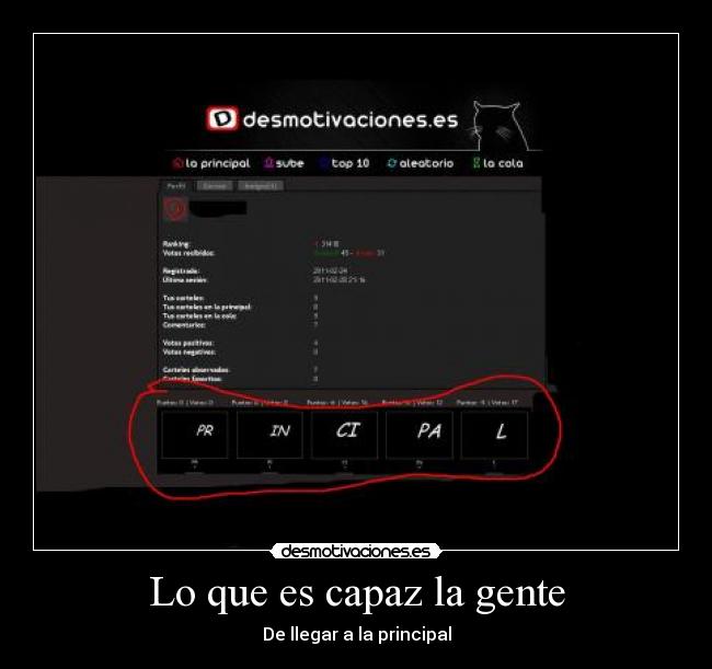 Lo que es capaz la gente - 