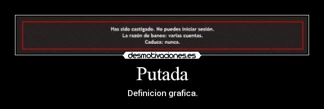 Putada - Definicion grafica.