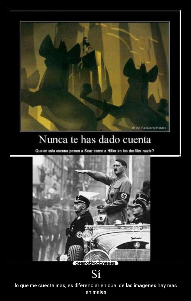 Sí - lo que me cuesta mas, es diferenciar en cual de las imagenes hay mas animales