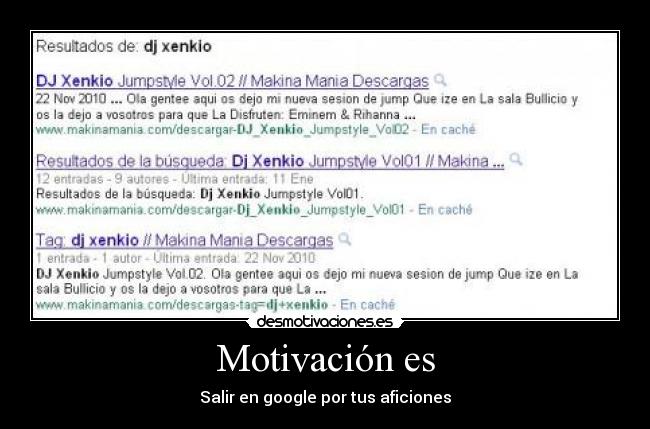 Motivación es -