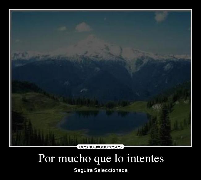 Por mucho que lo intentes - Seguira Seleccionada