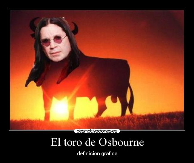 El toro de Osbourne - definición gráfica