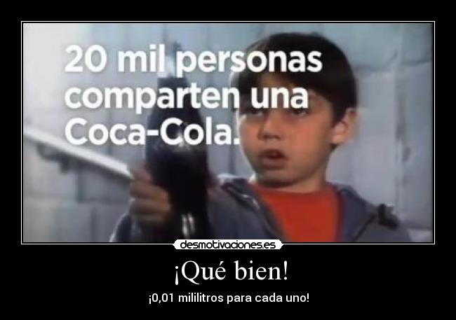 carteles coca cola mililitros desmotivaciones