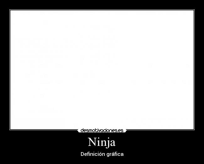 Ninja - Definición gráfica