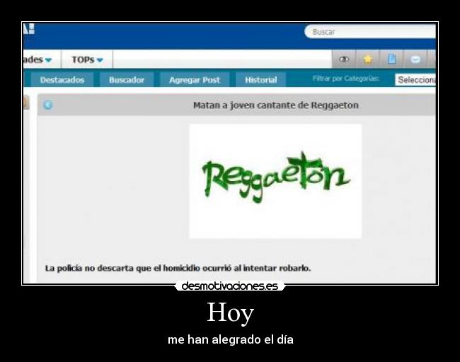 Hoy - me han alegrado el día