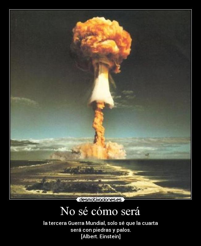 No sé cómo será -