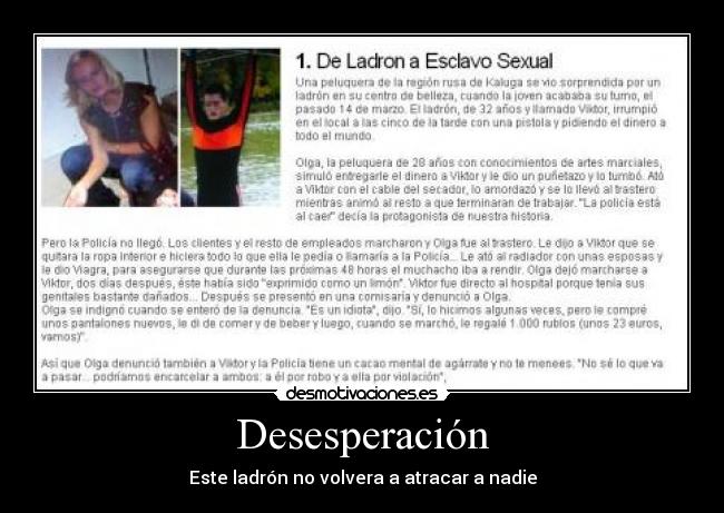 Desesperación - 