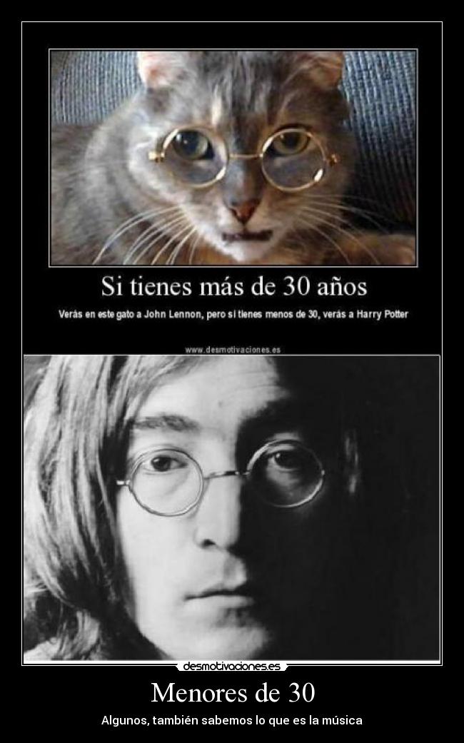 Menores de 30 - Algunos, también sabemos lo que es la música