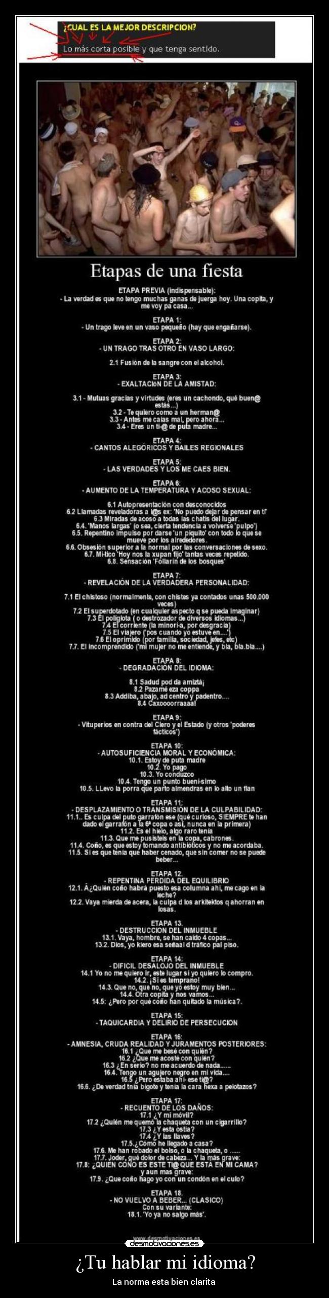 carteles idioma hablar idioma desmotivaciones