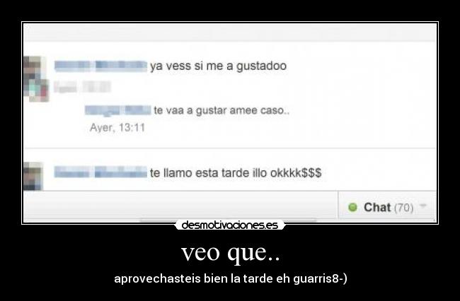 veo que.. - 