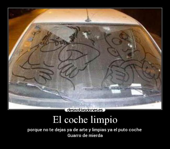 El coche limpio -