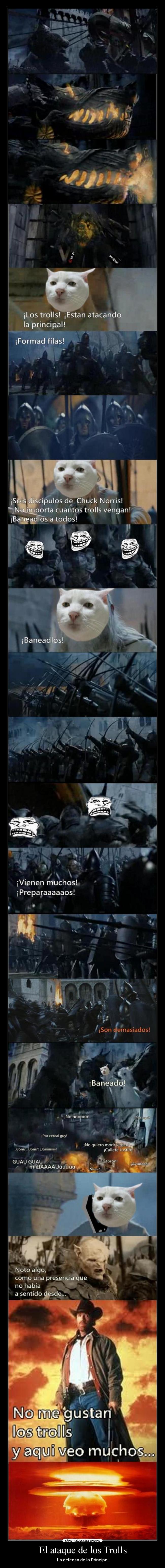 El ataque de los Trolls - La defensa de la Principal