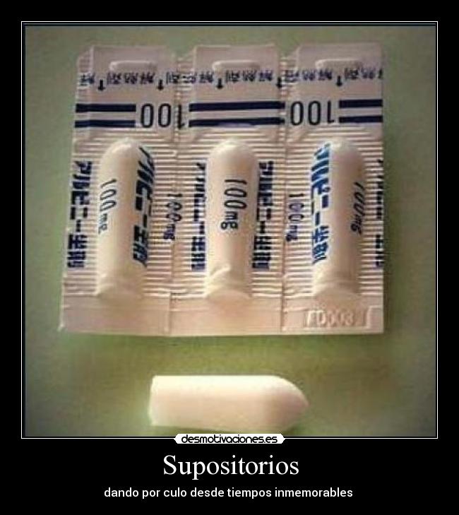 Supositorios -