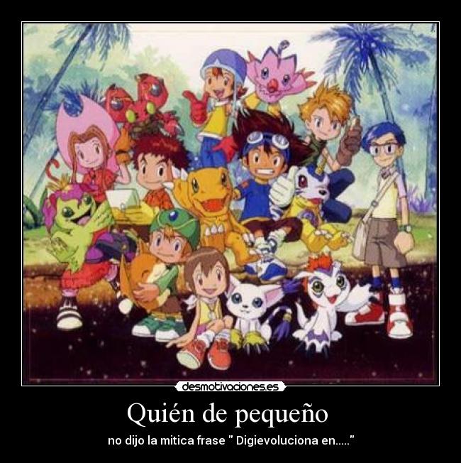 carteles digimon desmotivaciones