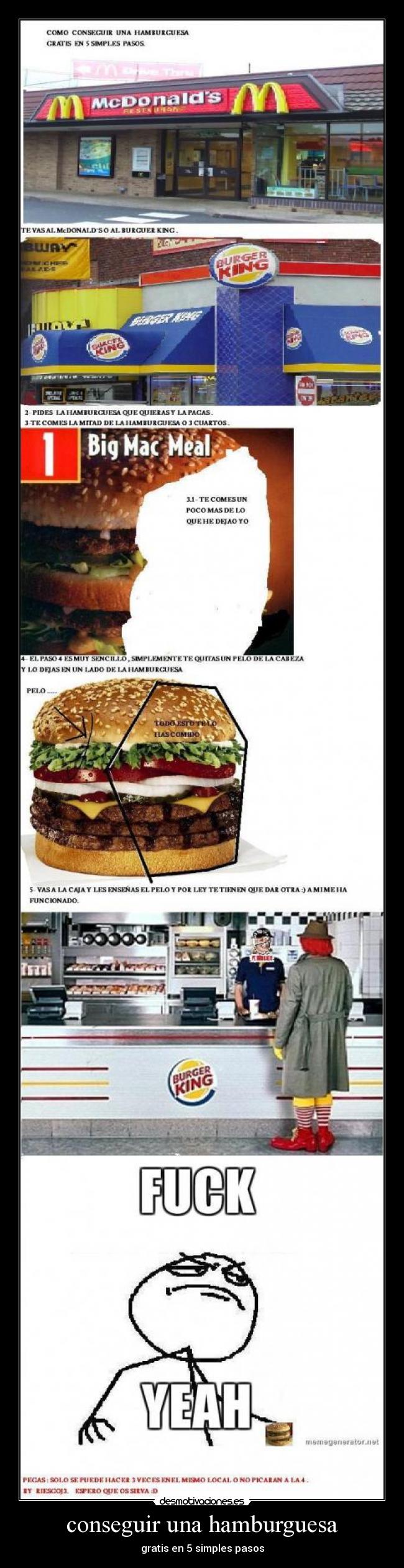 conseguir una hamburguesa - 