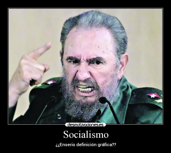 Socialismo - ¿¿Enserio definición gráfica??