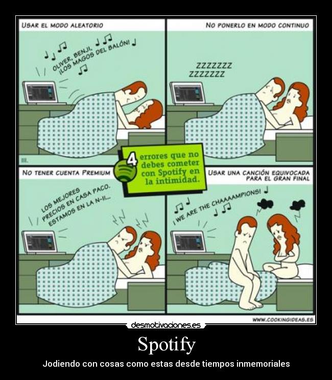 carteles spotify publicidad desmotivaciones