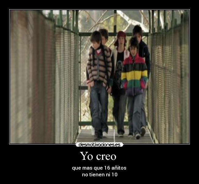Yo creo -