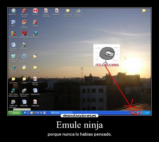 Emule ninja - porque nunca lo habias pensado.