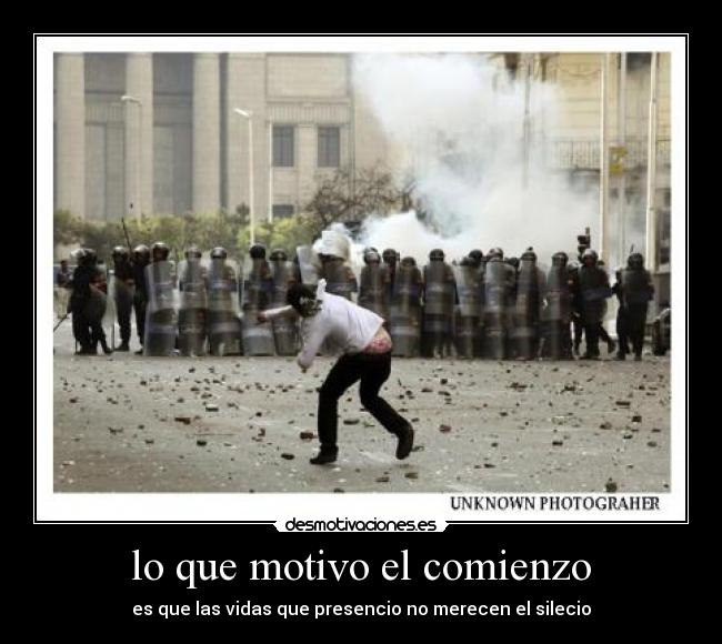 lo que motivo el comienzo -