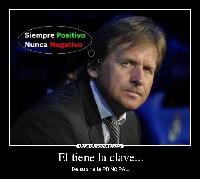El tiene la clave... -
