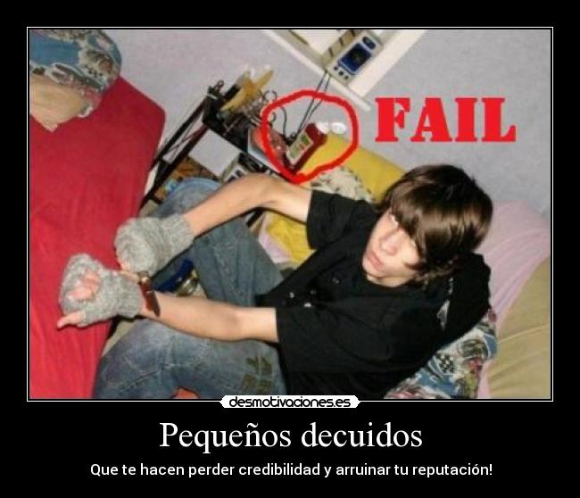 Pequeños decuidos - 