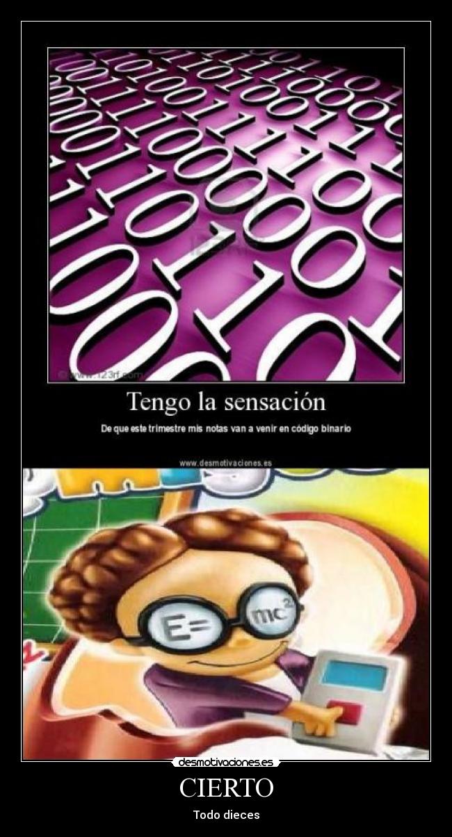 CIERTO - Todo dieces