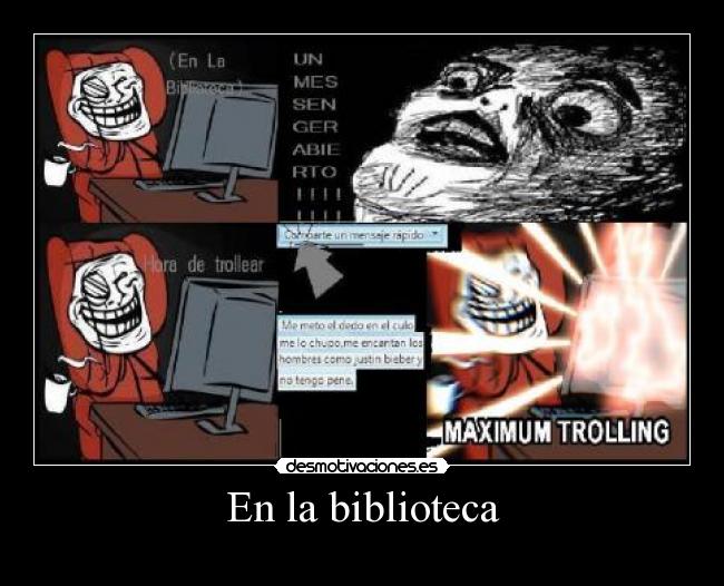 En la biblioteca -