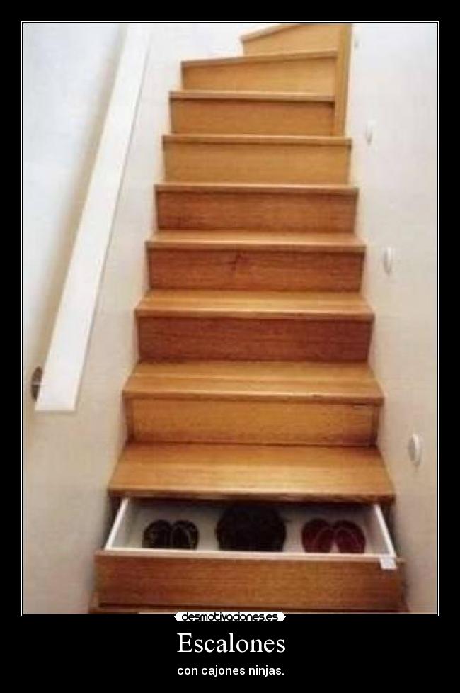 Escalones - con cajones ninjas.