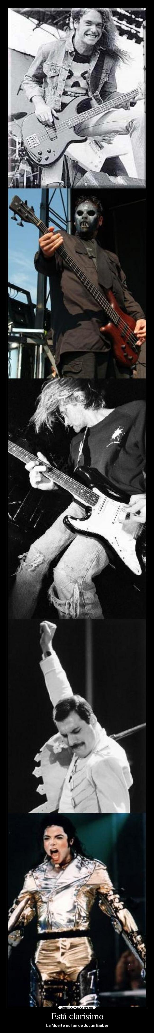 Está clarísimo - La Muerte es fan de Justin Bieber
