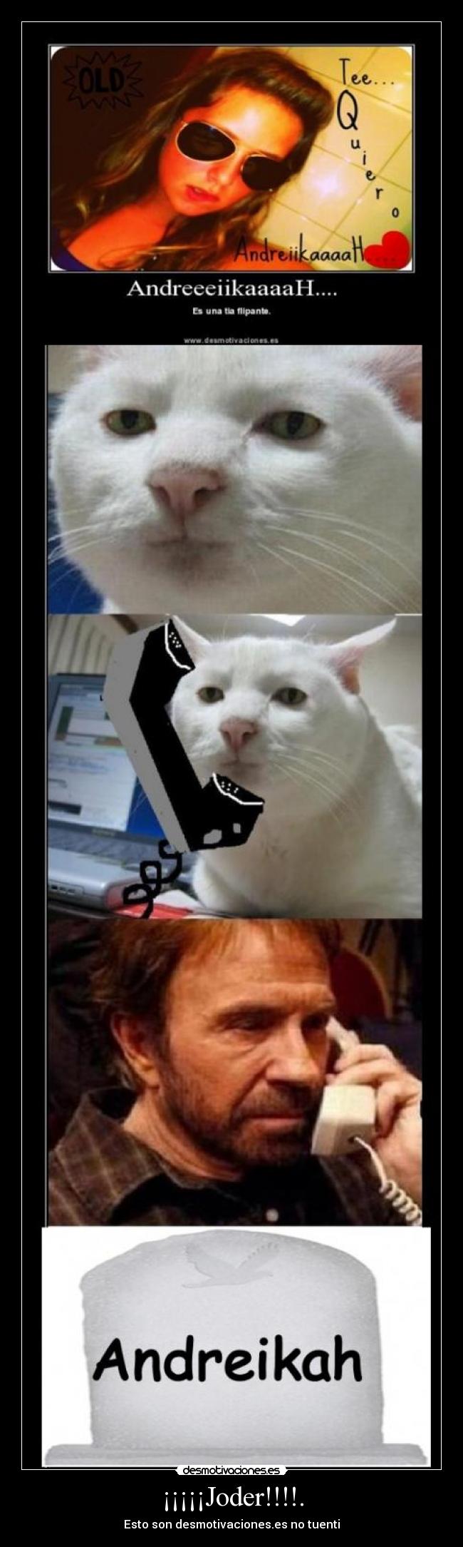 ¡¡¡¡¡Joder!!!!. - Esto son desmotivaciones.es no tuenti