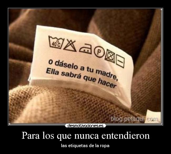 Para los que nunca entendieron - 