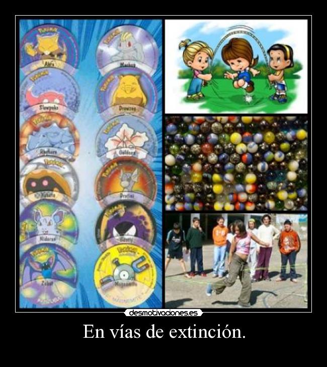 En vías de extinción. -