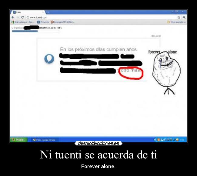 Ni tuenti se acuerda de ti -