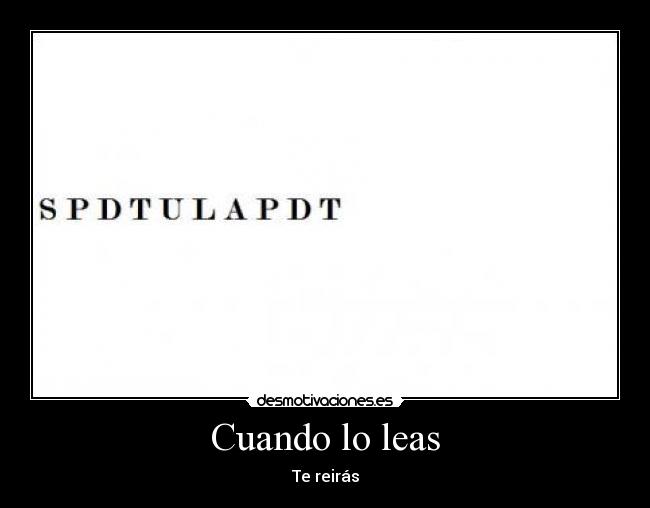 Cuando lo leas -