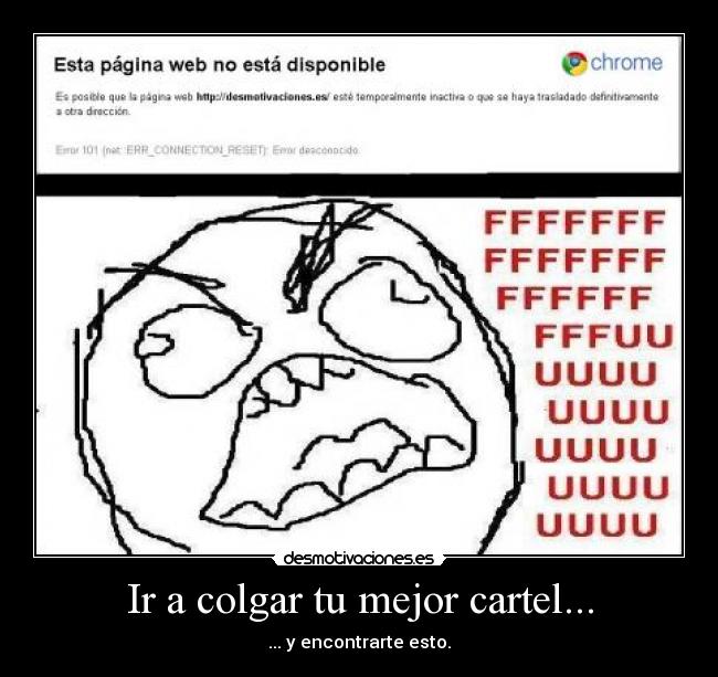 carteles ffffffuuuuuuuuu desmotivaciones