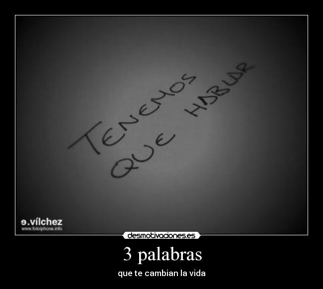3 palabras - 