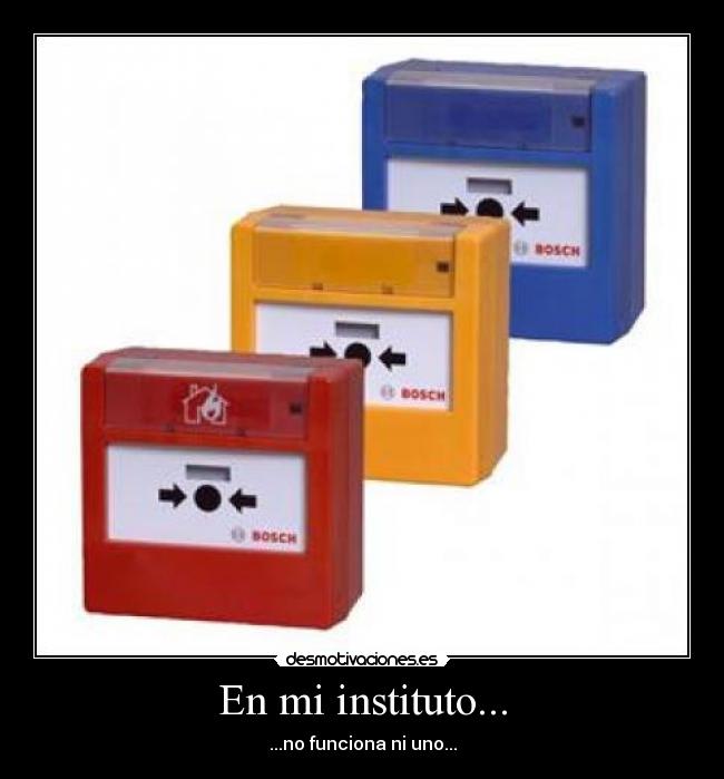 En mi instituto... -