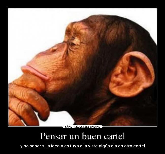 Pensar un buen cartel -