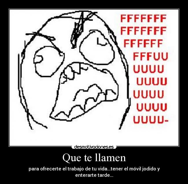 Que te llamen - 