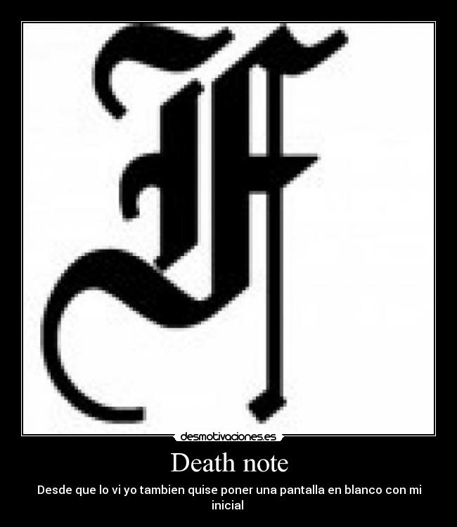 Death note -