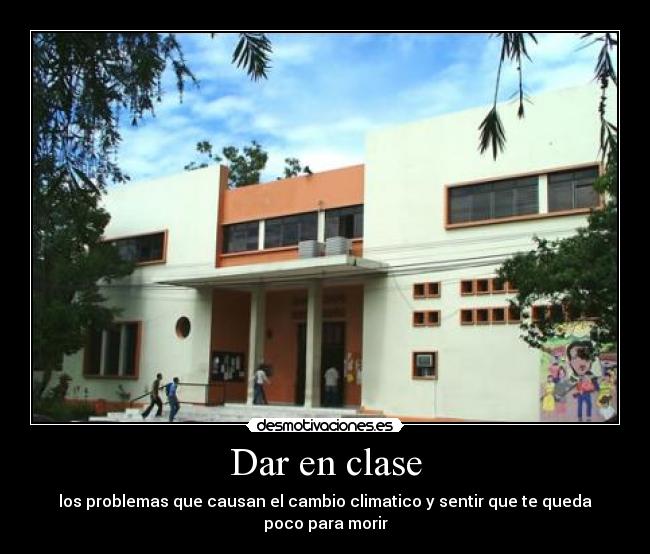 Dar en clase - 