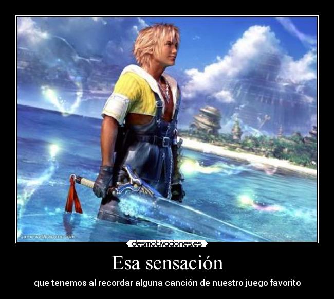 Esa sensación - que tenemos al recordar alguna canción de nuestro juego favorito