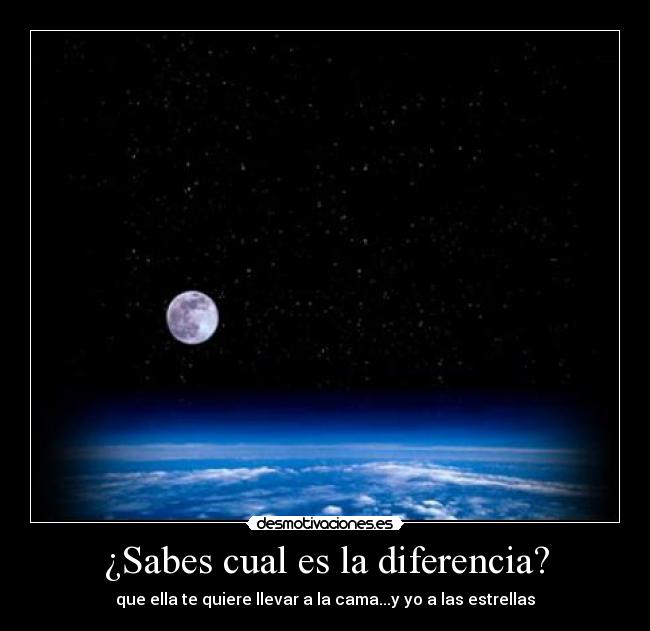 ¿Sabes cual es la diferencia? -