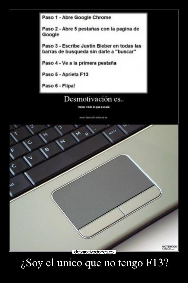 ¿Soy el unico que no tengo F13? -