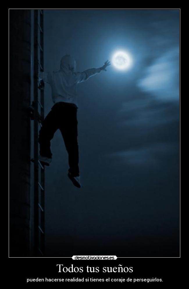 carteles sigue tus suenos coraje desmotivaciones